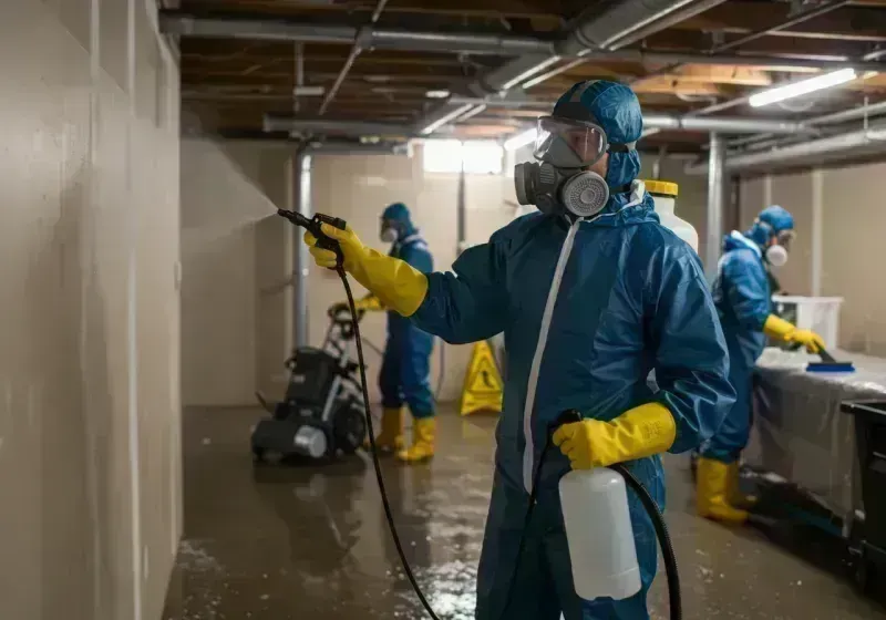 Basement Sanitization and Antimicrobial Treatment process in Steelville, MO